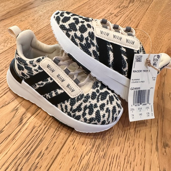 adidas Other - NEW adidas- TODDLER GIRLS- RACER TR 21-Lepard Print- 7c